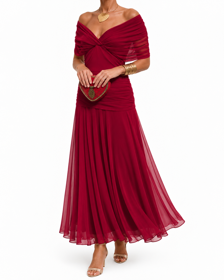 Nola - Vestido de noite etéreo de corte sereia