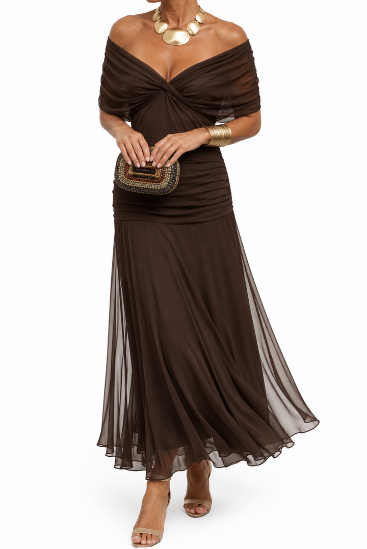 Nola - Vestido de noite etéreo de corte sereia