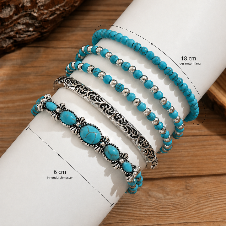 Veranisse - Conjunto de pulseiras boho elegantes