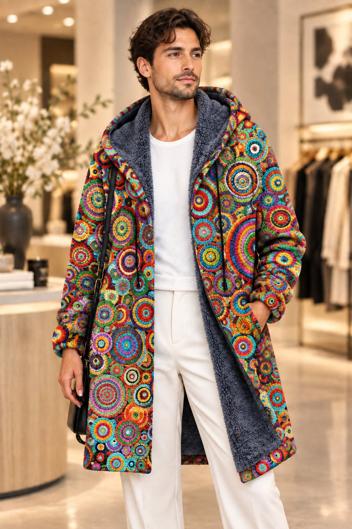 Ames - Cardigan com padrão e toque suave