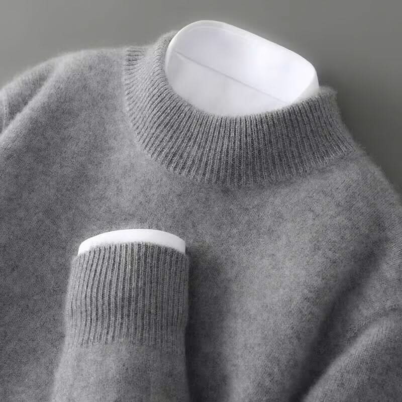 Ulvian - Camisola de gola alta com toque suave