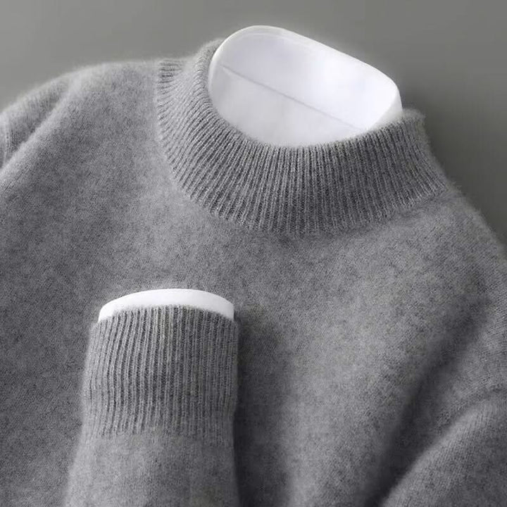 Ulvian - Camisola de gola alta com toque suave