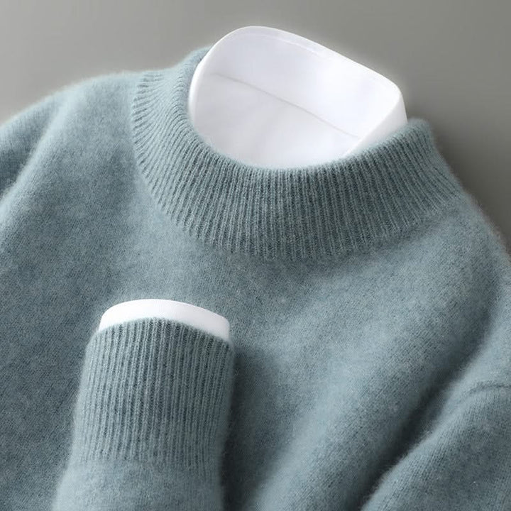 Ulvian - Camisola de gola alta com toque suave