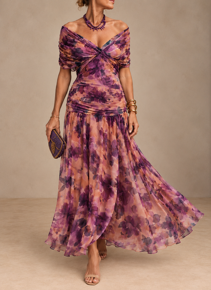 Nola - Vestido de noite etéreo de corte sereia