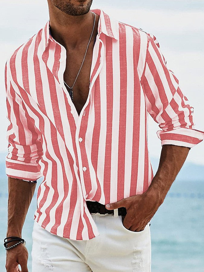 Averic - Camisa às riscas à medida