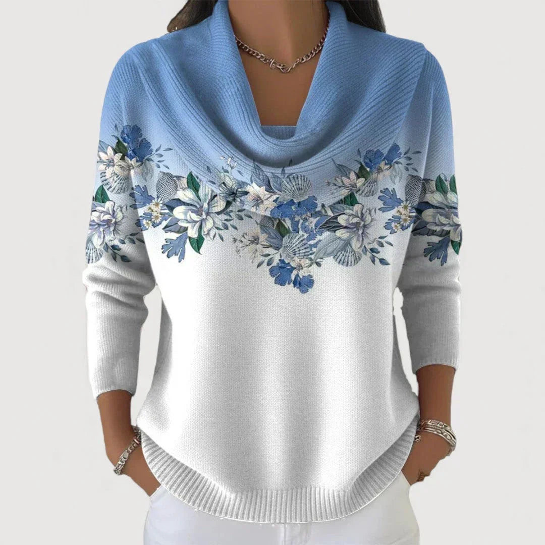 Brionyse - Camisola drapeada de toque suave