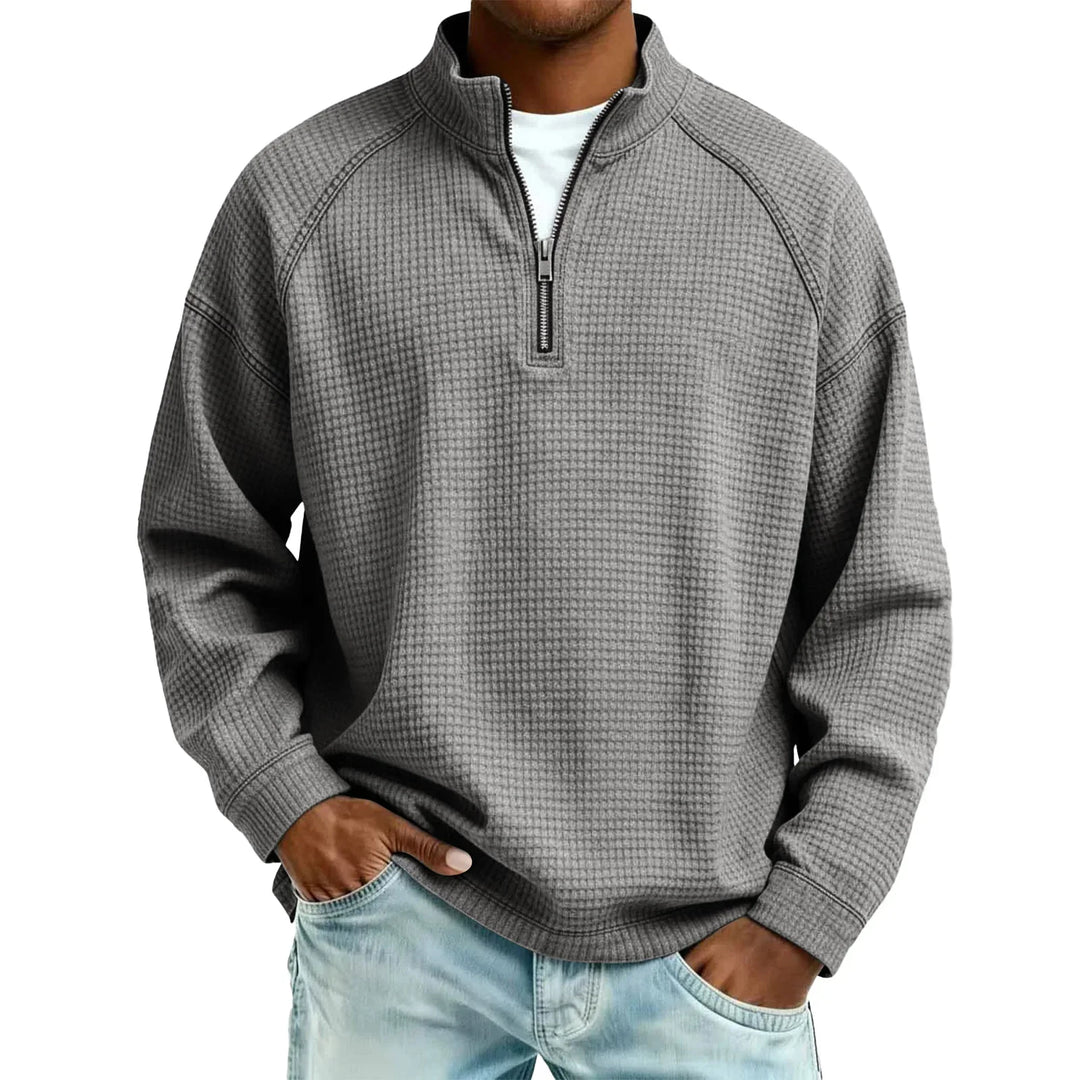 Jude - Sweatshirt de malha texturada