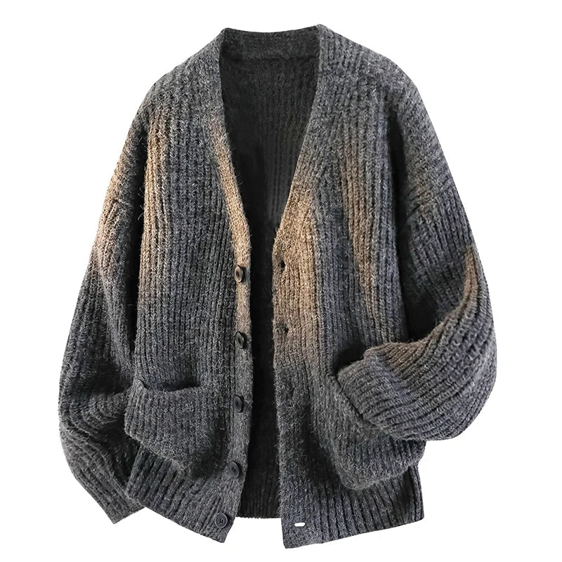 Galienne - Cardigã oversized com decote em V e toque suave
