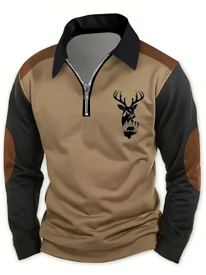 Rupert - Camisa para exterior de manga comprida e toque suave
