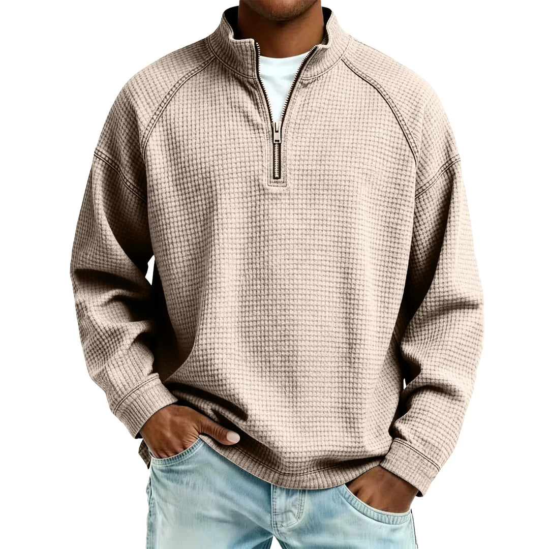 Jude - Sweatshirt de malha texturada