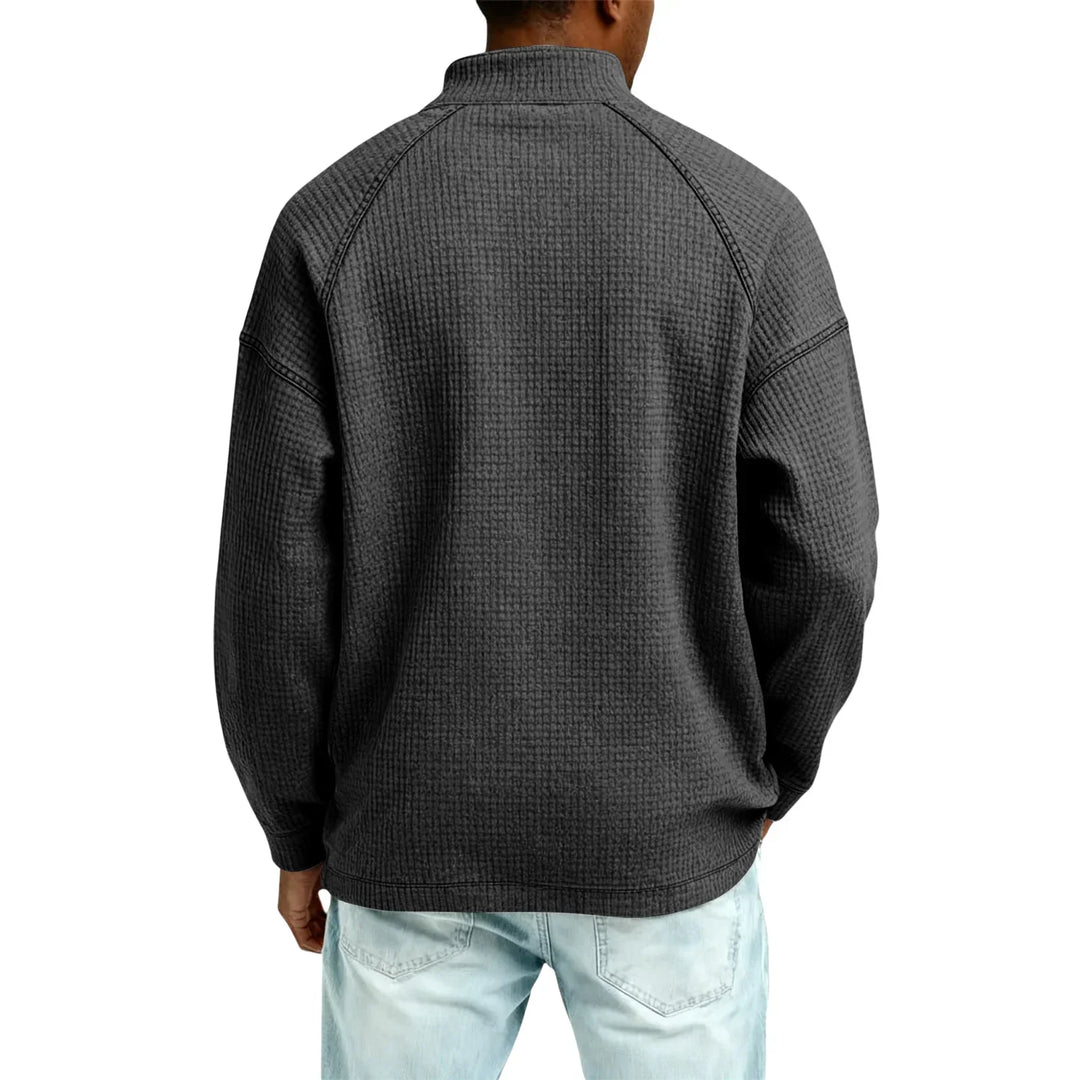 Jude - Sweatshirt de malha texturada