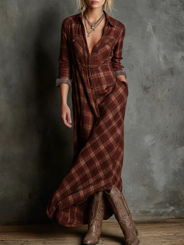 Zuri - Vestido Camiseiro Maxi Elegante