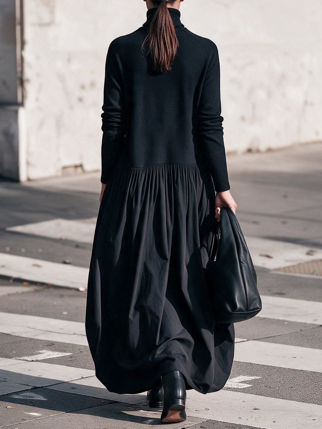 Jessa - Vestido oversized de toque suave