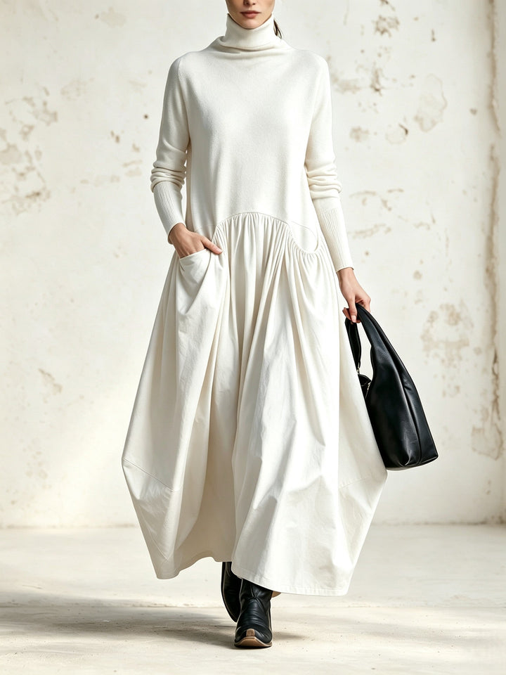 Jessa - Vestido oversized de toque suave