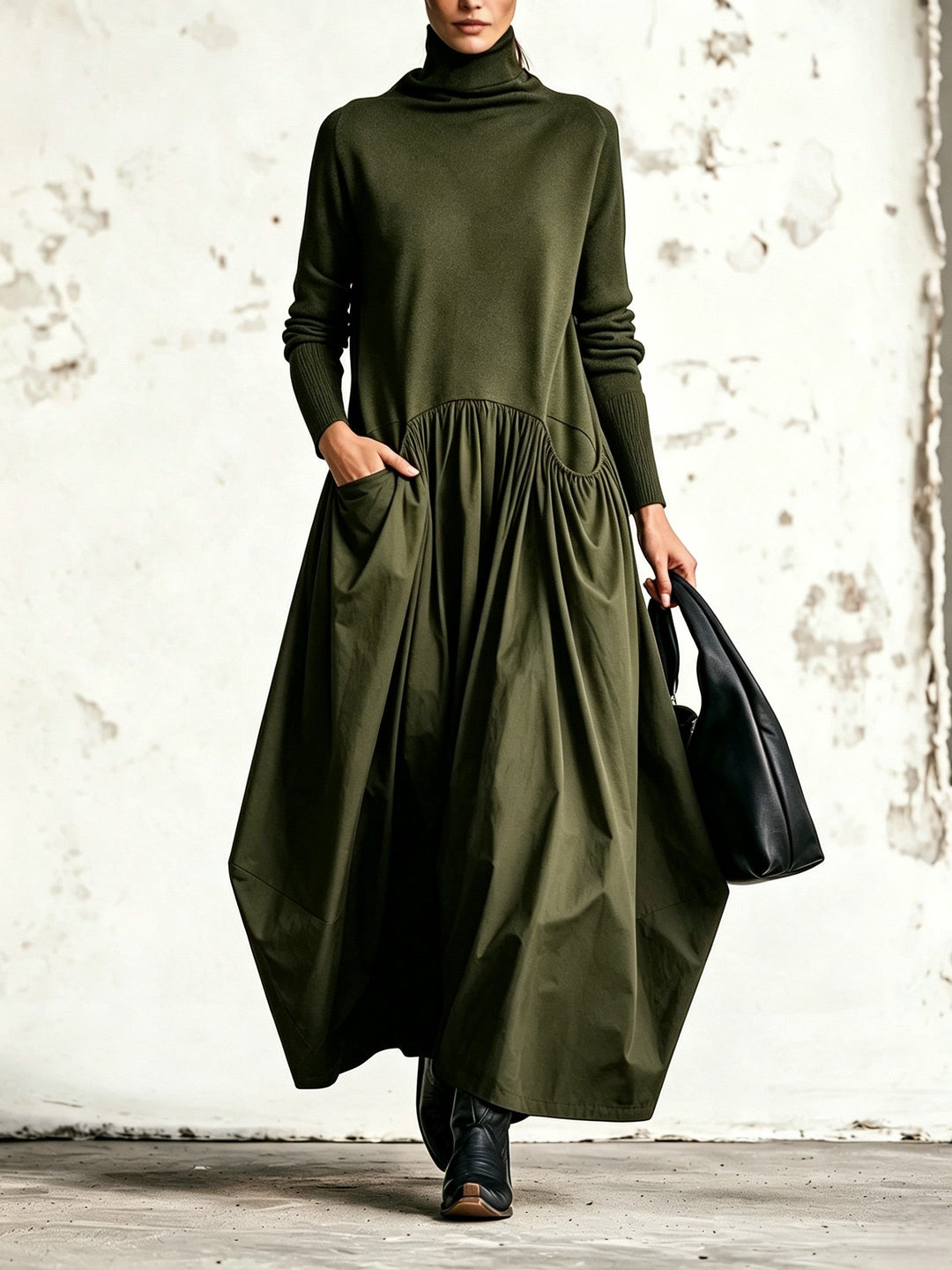 Jessa - Vestido oversized de toque suave