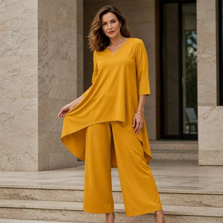 Laurivelle - Vestido longo de tamanhos grandes com toque suave