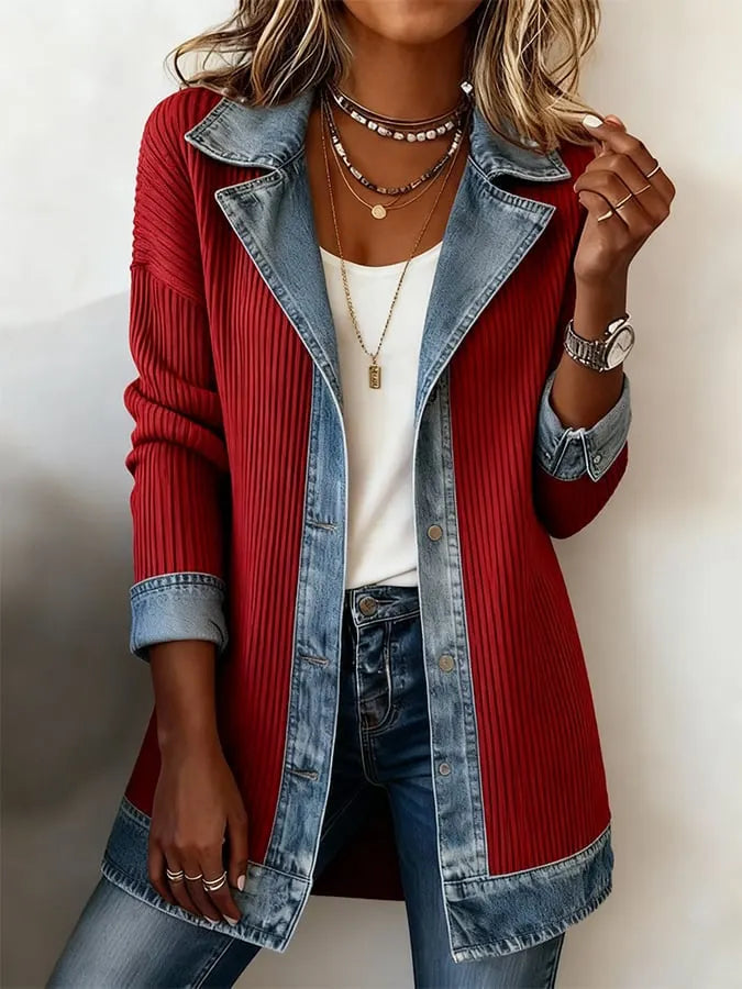 Zyrelle - Cardigan casual de malha com botões