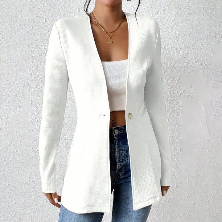 Alivienne - Blazer cintado de um botão