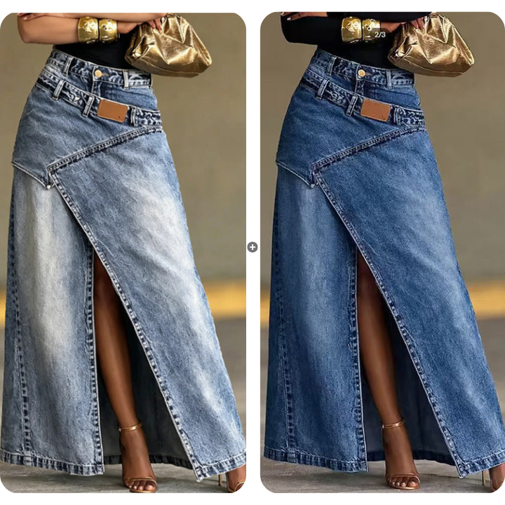 Anella - Saia maxi de lavagem vintage