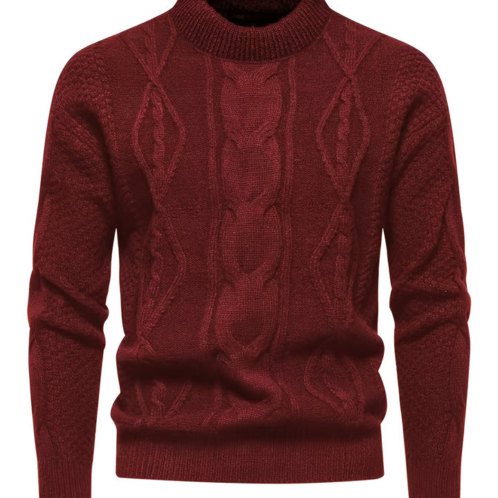 Kael - Camisola de gola alta em malha