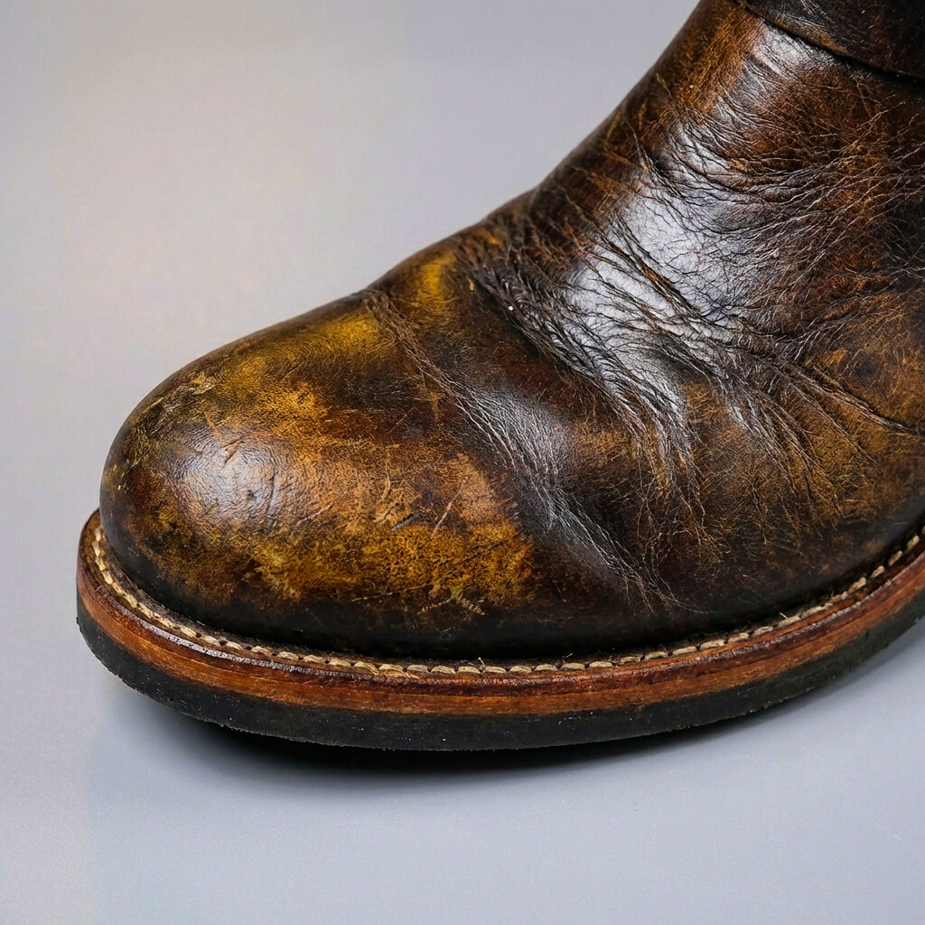Gideon - Botas em pele com fivela vintage