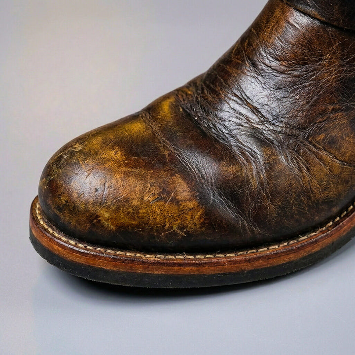 Gideon - Botas em pele com fivela vintage