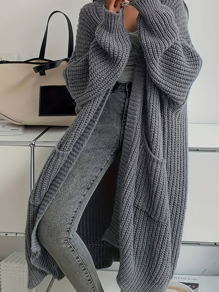 Rosalienne - Cardigan comprido com toque suave
