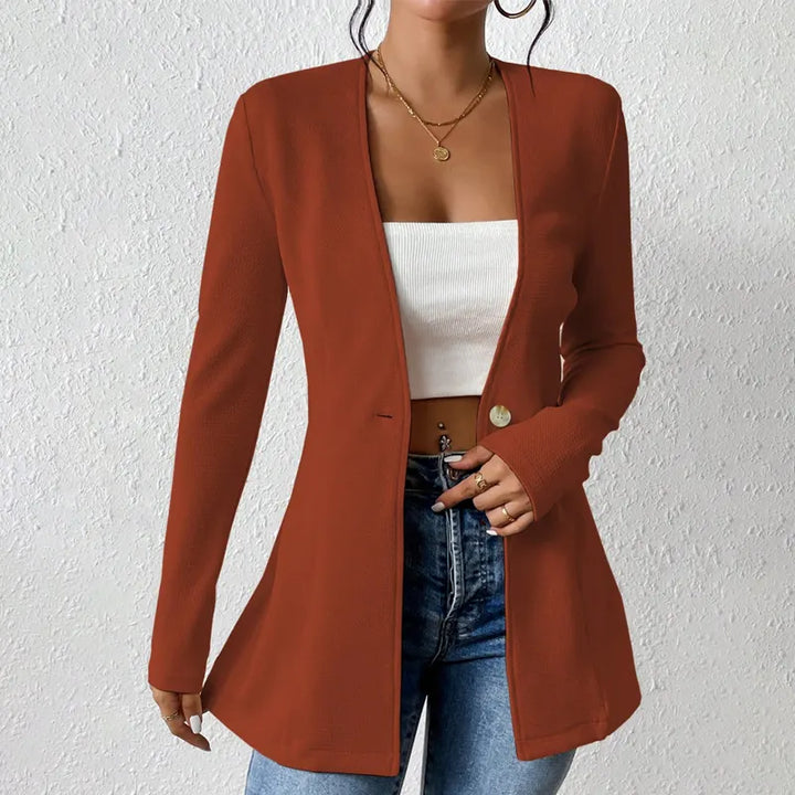Alivienne - Blazer cintado de um botão