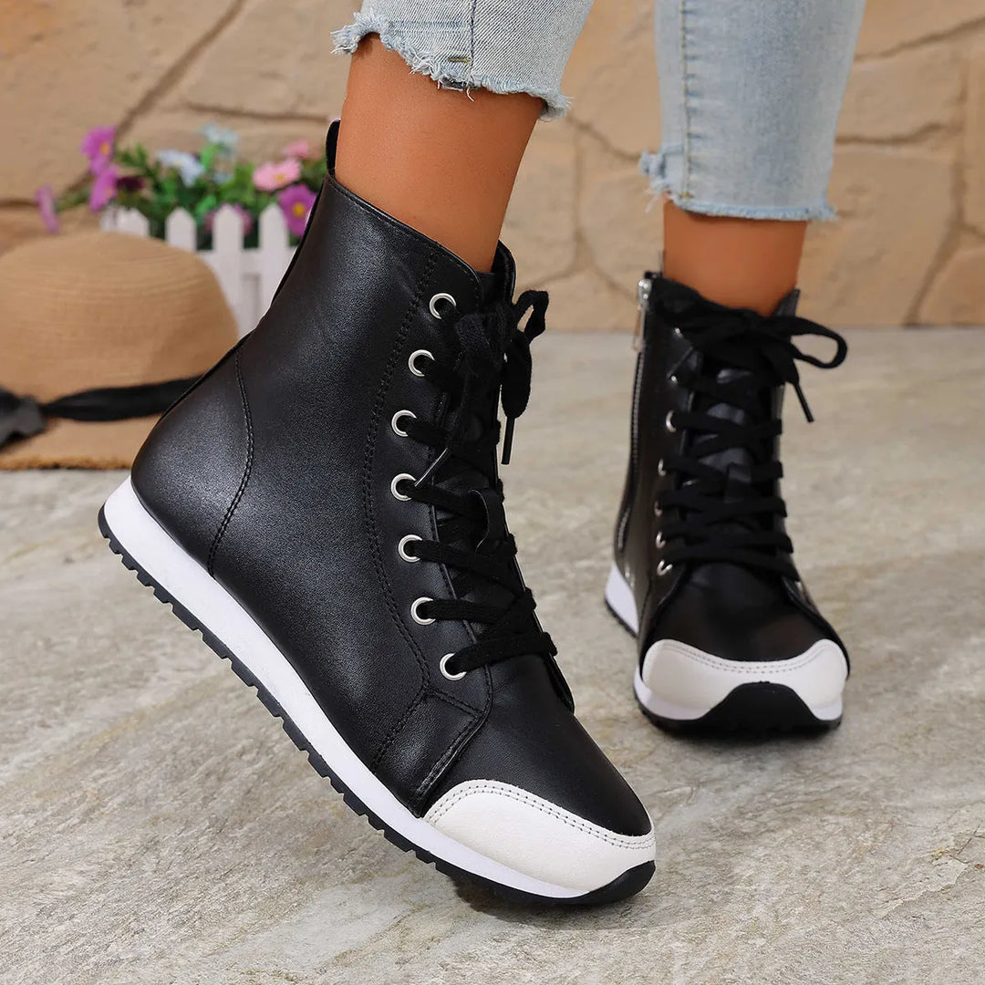Deloriane - Botins casuais com atacadores