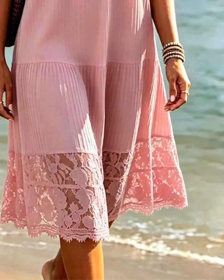 Hannelisse - Vestido leve de verão com renda