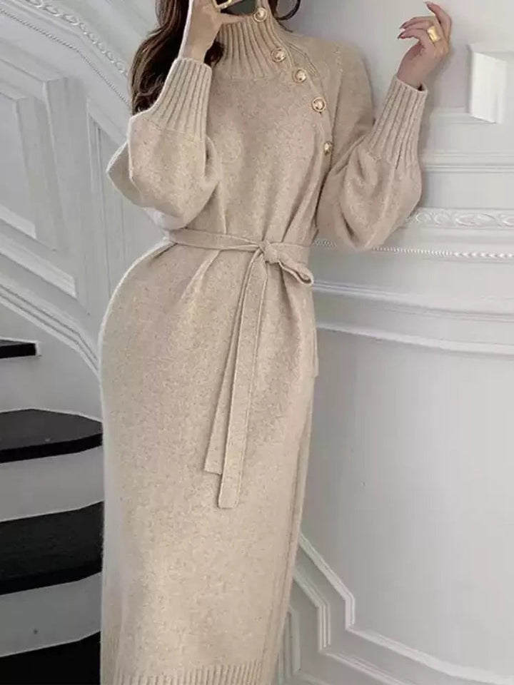 Alize - Vestido de gola alta com toque suave