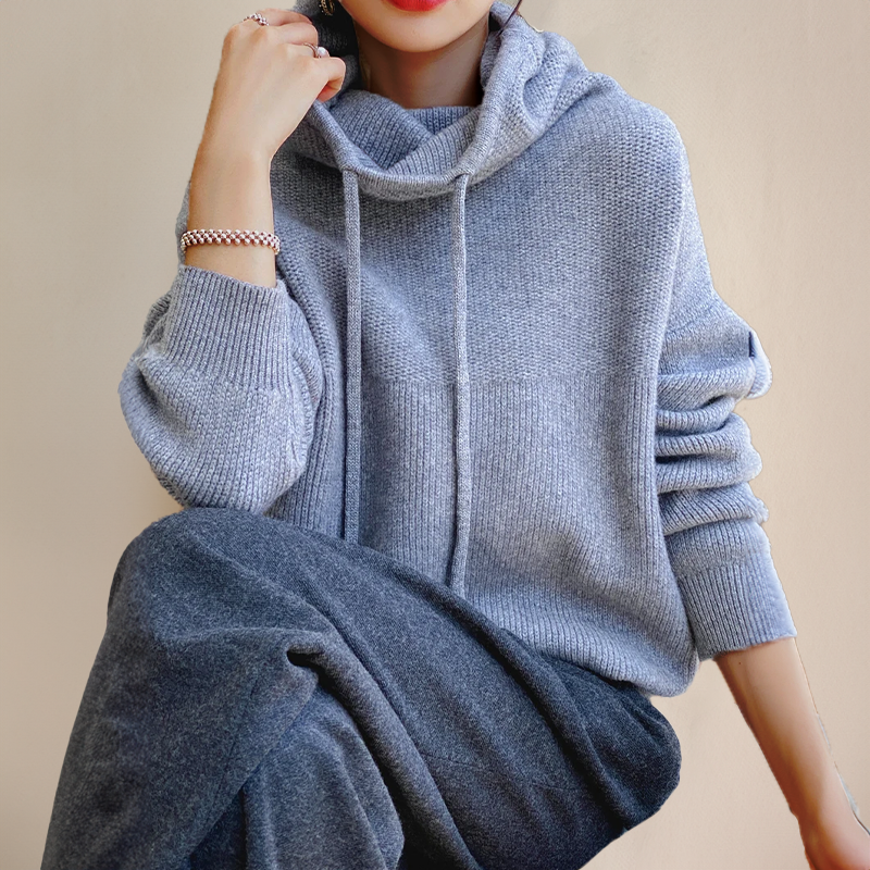 Valerisse - Sweatshirt com capuz de toque suave