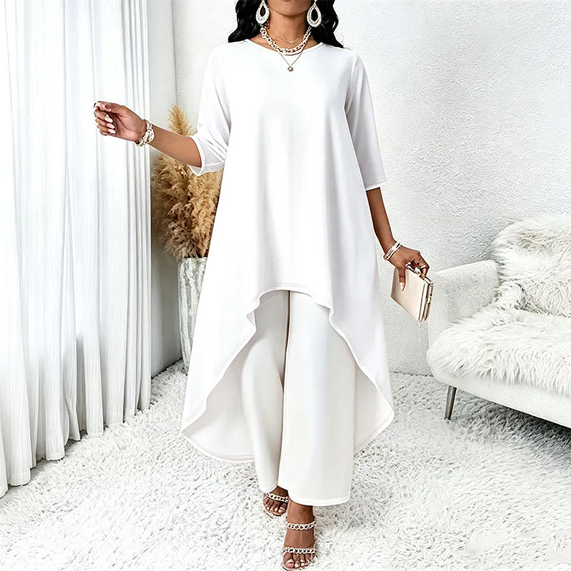 Laurivelle - Vestido longo de tamanhos grandes com toque suave