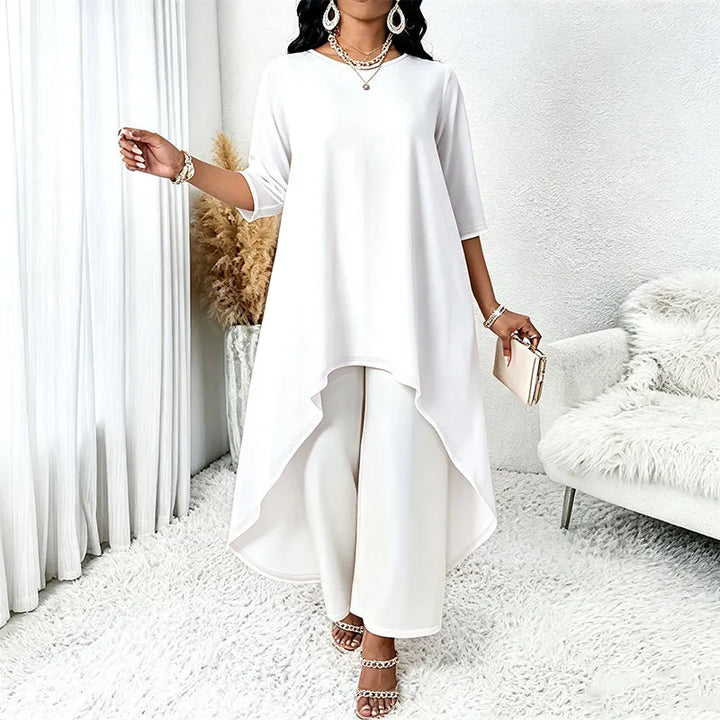 Laurivelle - Vestido longo de tamanhos grandes com toque suave