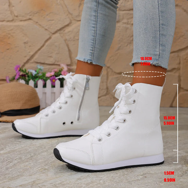Deloriane - Botins casuais com atacadores