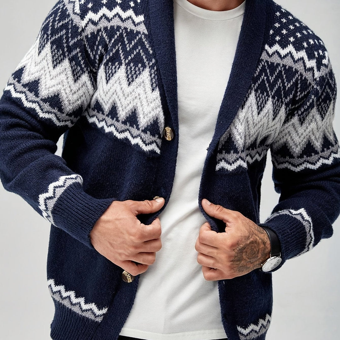 Joren - Blazer em malha texturizada