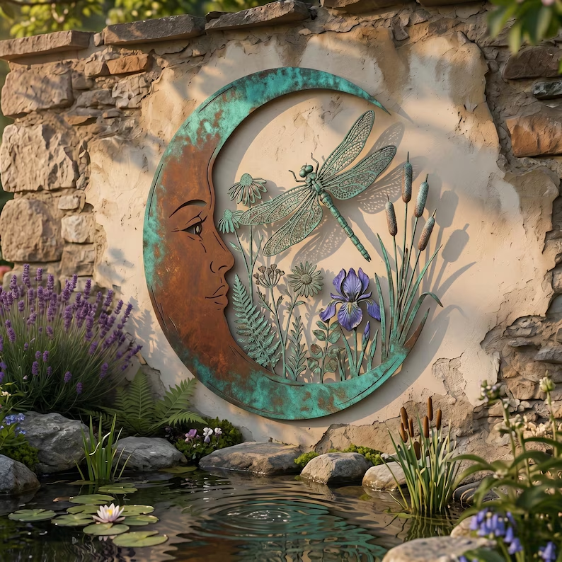 Alisette - Escultura de parede Jardim Celestial