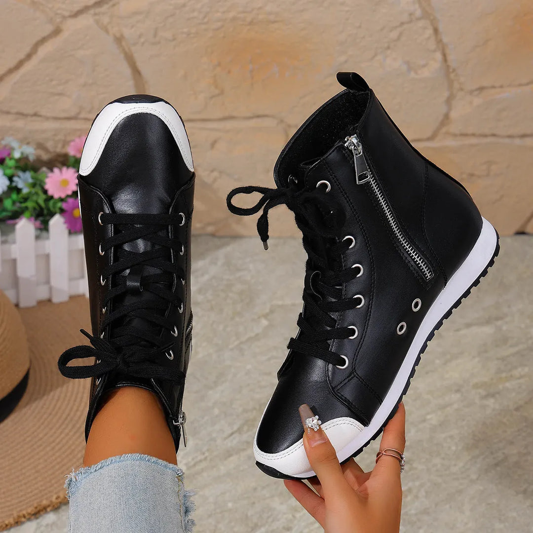 Deloriane - Botins casuais com atacadores