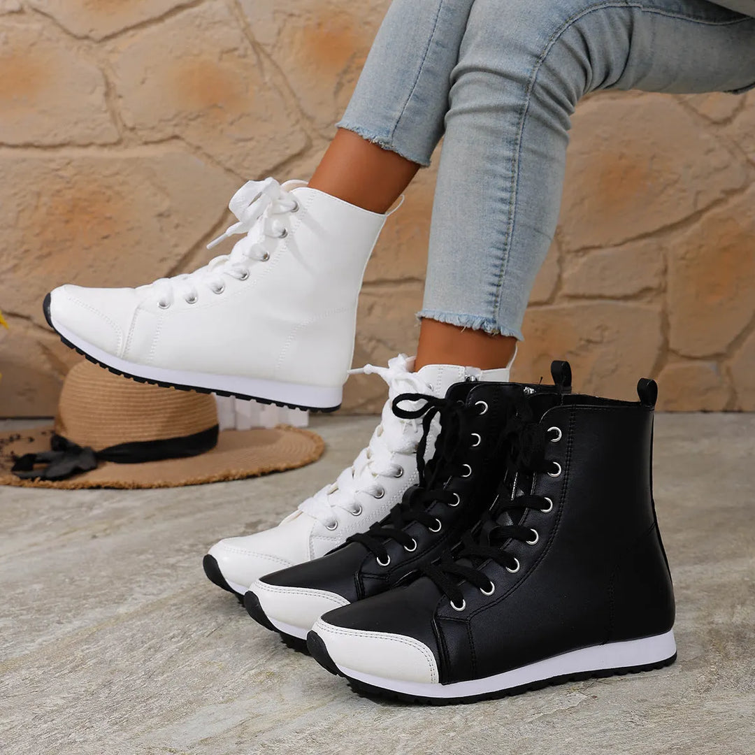 Deloriane - Botins casuais com atacadores
