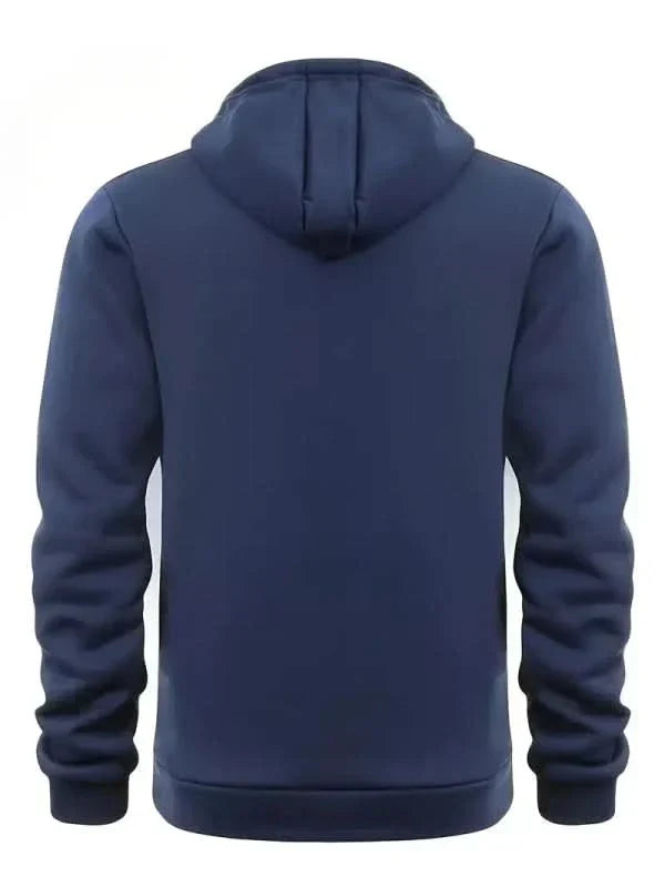Sterling - Sweat com capuz de meio fecho e toque suave