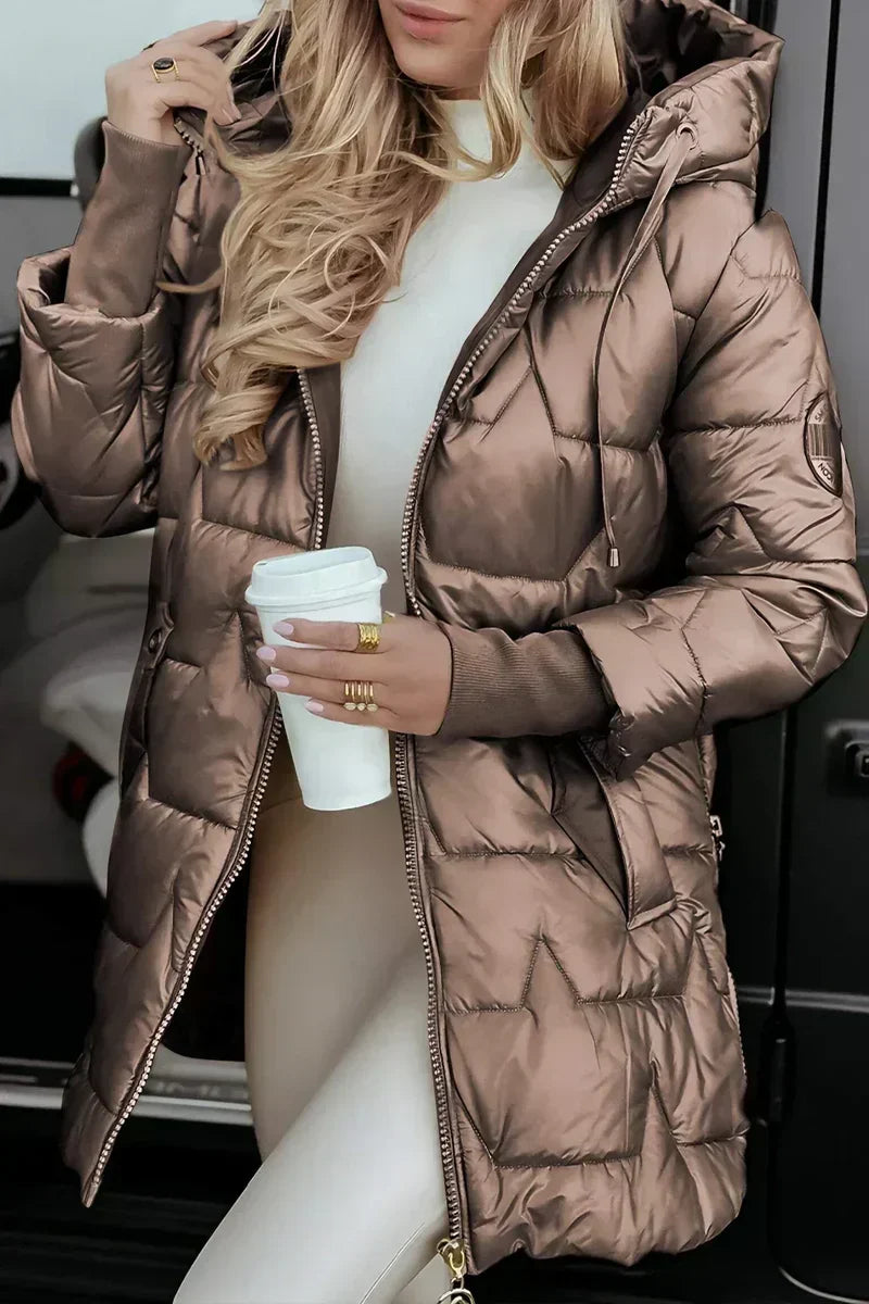 Ayla - Casaco de inverno acolchoado com capuz