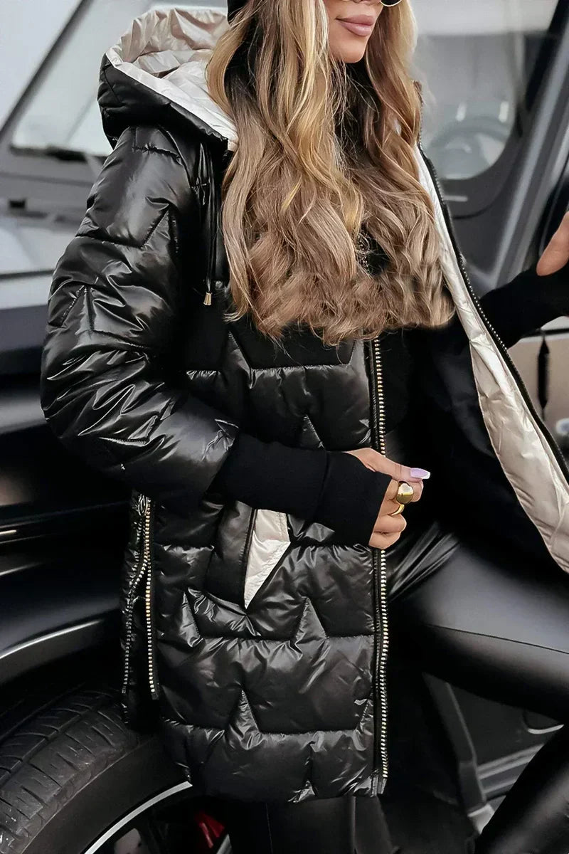 Ayla - Casaco de inverno acolchoado com capuz