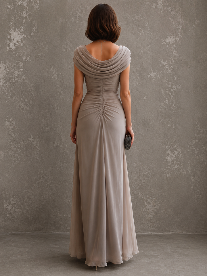 Zorabelle - Vestido comprido drapeado