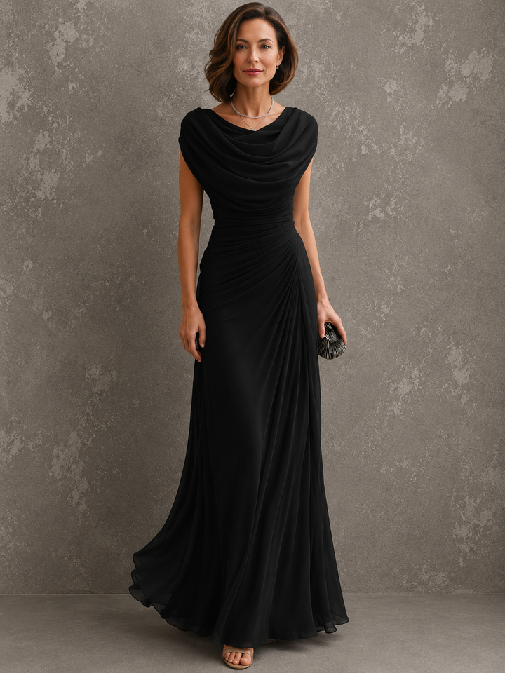 Zorabelle - Vestido comprido drapeado