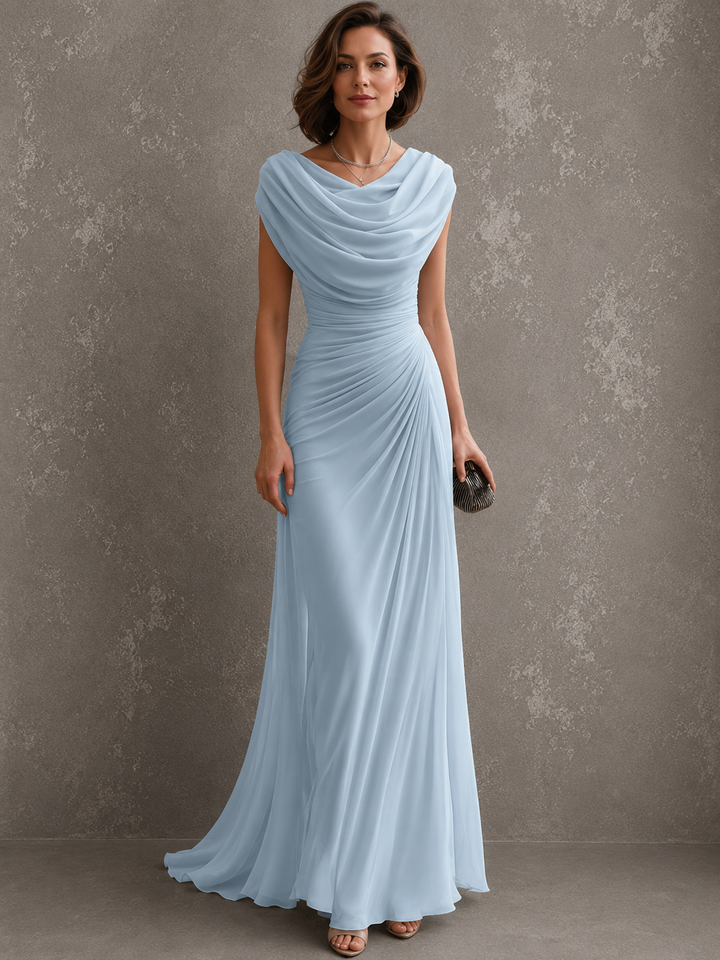 Zorabelle - Vestido comprido drapeado