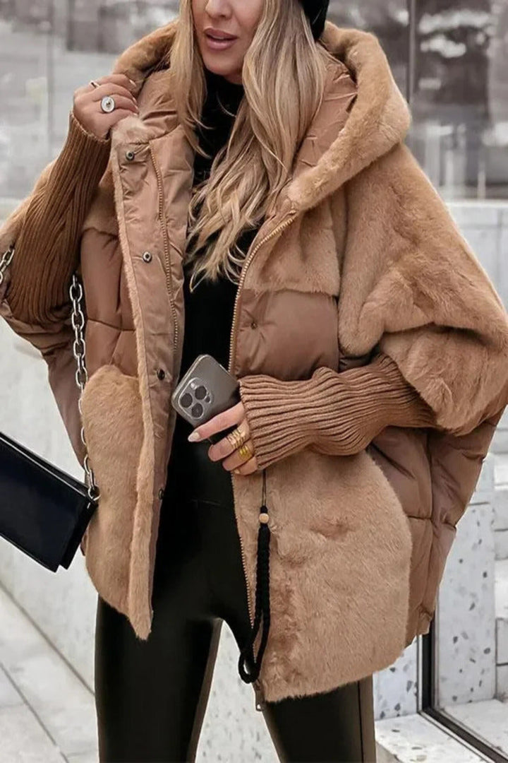 Audra - Casaco acolchoado de inverno com capuz