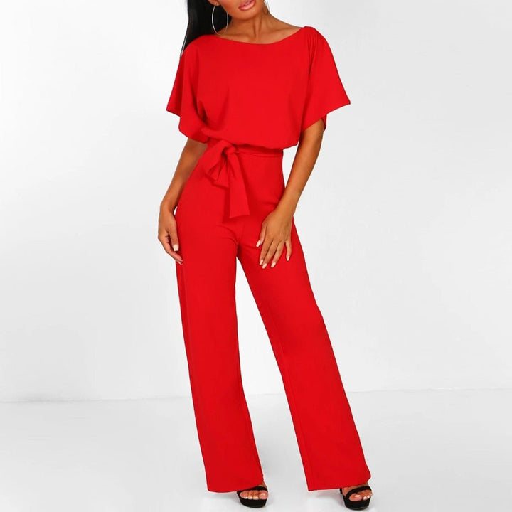 Asteryn - Macacão elegante com cintura ajustável