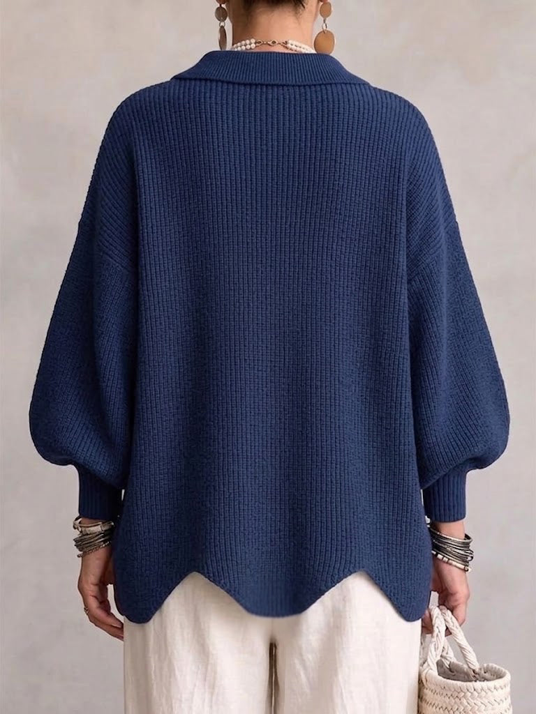 Kaelinae - Cardigan oversize de peso elevado