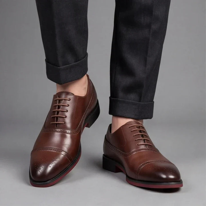 Arvid - Sapatos Oxford premium com biqueira