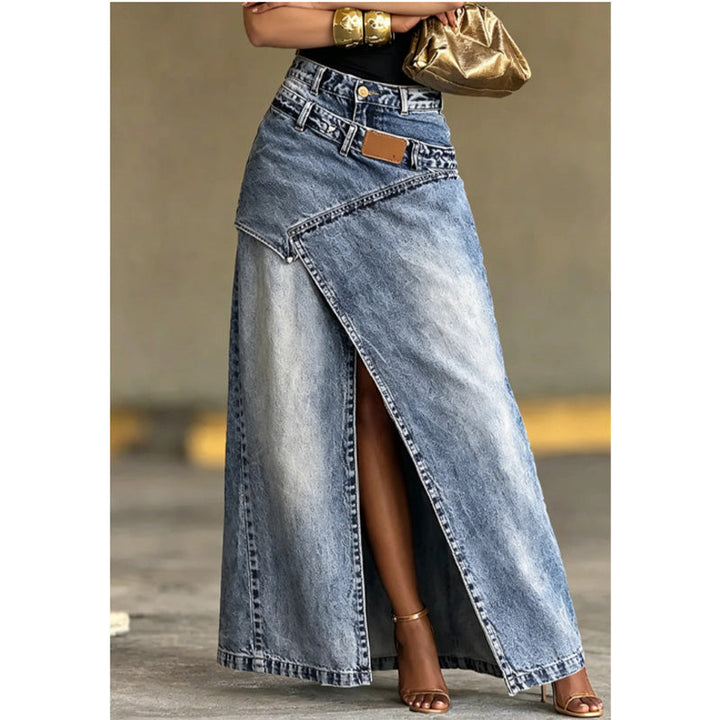 Anella - Saia maxi de lavagem vintage